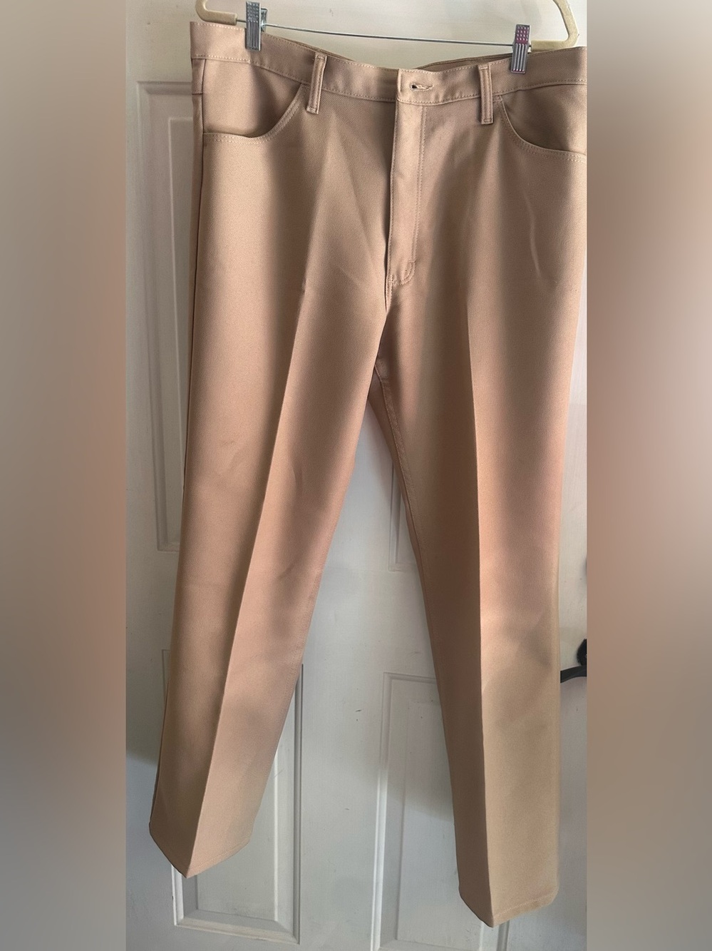Wrangler Men's Dress Pants in Light Tan